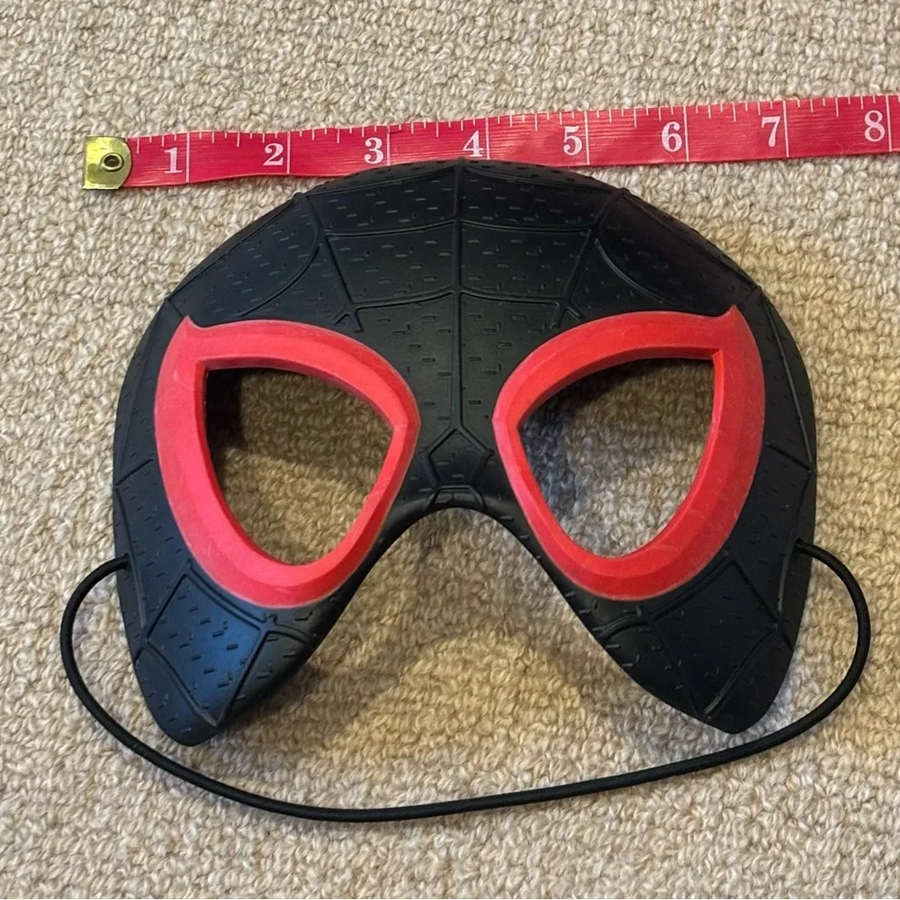 Kids Youth Black Spider Man Costume Face Mask Halloween Superhero Marvel